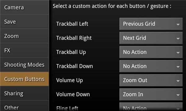 Camera ZOOM FX Controls