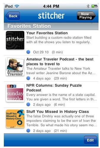 stitcher app