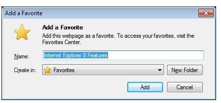 Organizing Favorites In IE Internet Explorer Bookmarks