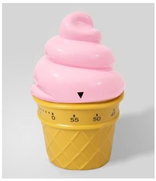 Novelty Kitchen Timers: Ice Cream