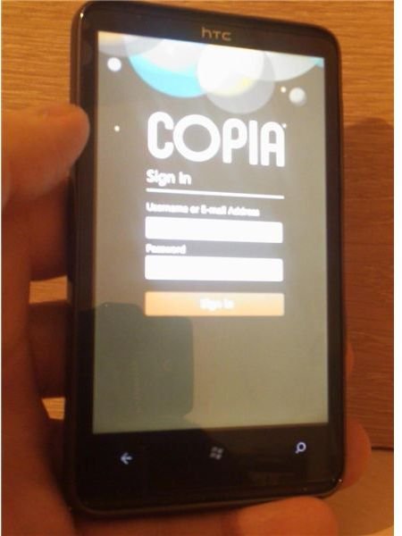 Copia social networking apps windows phone 7