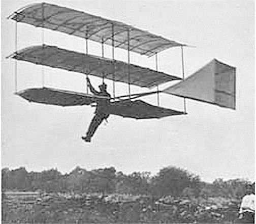 Whitehead in his Glider