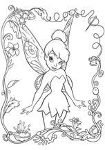 Tinkerbelle Coloring Page (from Crayola)