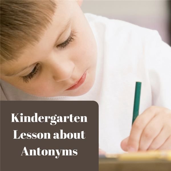 What Are Opposites? Antonym Lesson Plan for Kindergarten