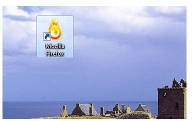 mozilla firefox desktop icon disappeared