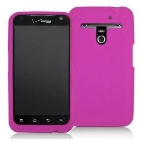 Hot Pink Silicone Rubber Gel Soft Skin Case Cover