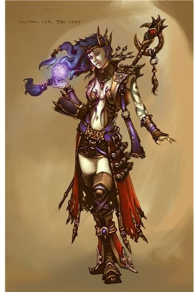 Blizzard Image Diablo III Wizard Female