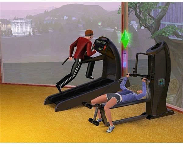 The Sims 3 new workout items