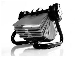 Is your business card in their Rolodex?
