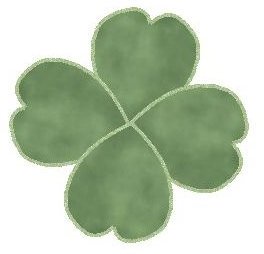 Four-Leaf Clover with Plasma Fill Effect