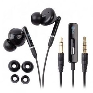 3.5mm LG OEM Stereo Earbud Headphones with Microphone Extension