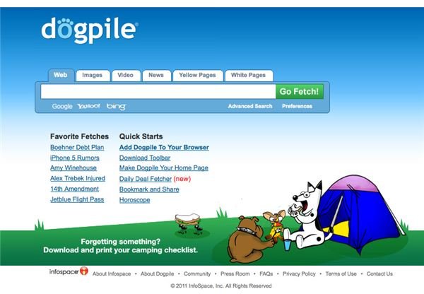 Dogpile Realtime Search vs Google