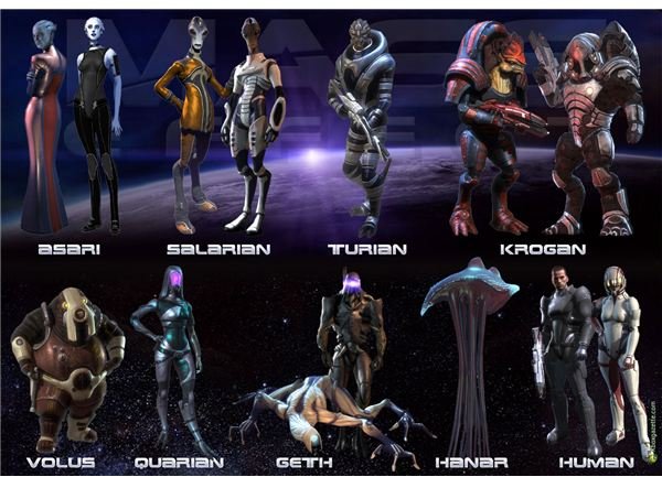 Races in Mass Effect