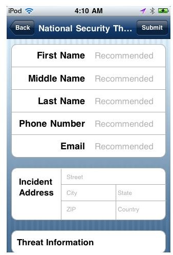 unpatriotapp form