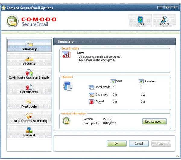Email Encryption Secure Messenger Data - Review of Comodo Email Encryption Software