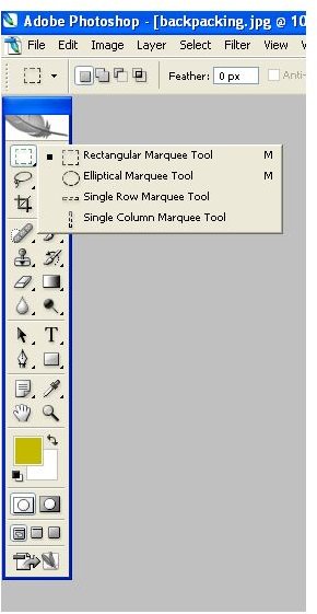The Marquee tools at a glance