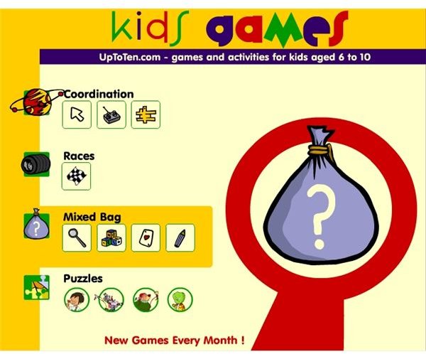 UptoTen.com free kids games