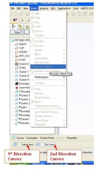 Boundary Blend Example