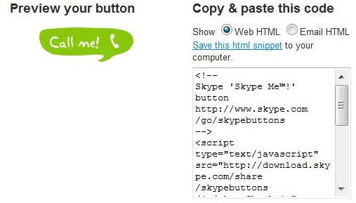 Here&rsquo;s your Skype code!