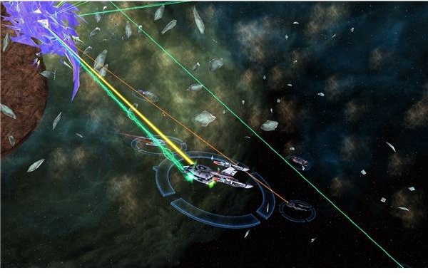 Science Vessel, Cruiser, and Escort do Battle with the Crystalline Entity