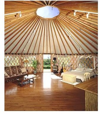 Green Housing with Organic Yurts -