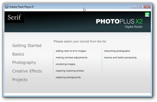 PhotoPlus X2 Tutorials