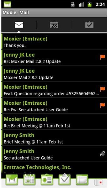 Moxier Mail Android Exchange Capable