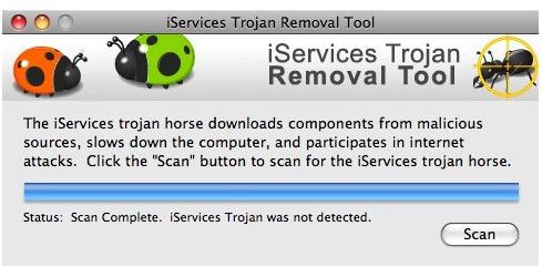 iServices Trojan Removal OS X internet spyware monitor freeware