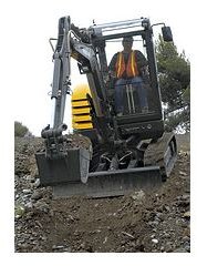 Compact Excavator, courtesy of Flickr, Volvo Construction Equipment (Volvo CE)’s photostream
