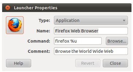 Setting a new Firefox icon in Linux Ubuntu