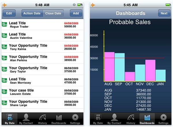 Top Three iPhone CRM Apps