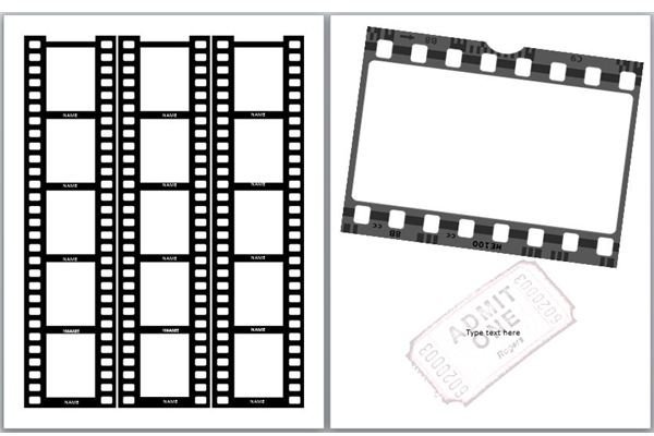 Filmstrip Yearbook Template