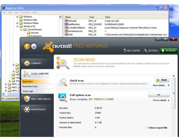 Free Antivirus and Trojan Removers: Avast 5