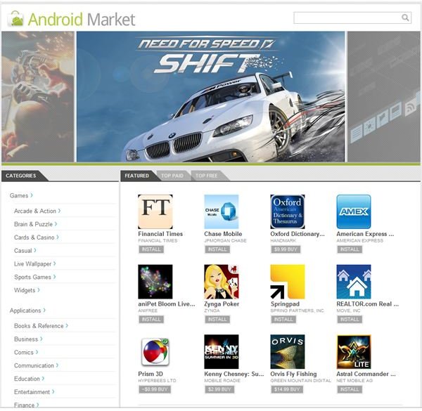 android web market