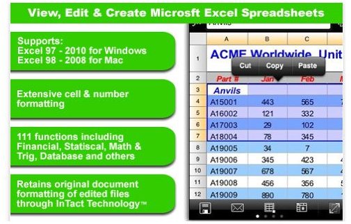 Documents to Go vs. QuickOffice iPhone Apps