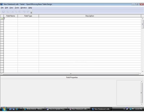 openoffice database