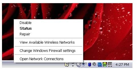 Connecting to a wireless network using Windows XP