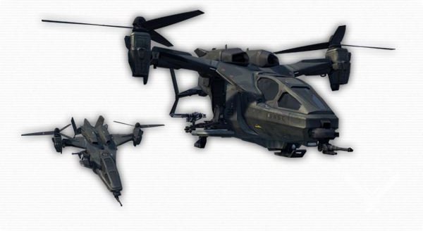 Halo Reach Vehicles - UNSC Falcon