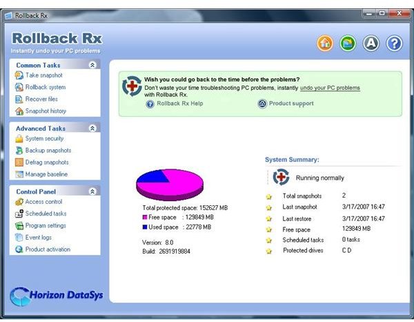 RollBack Rx Review: Windows System Recovery Software
