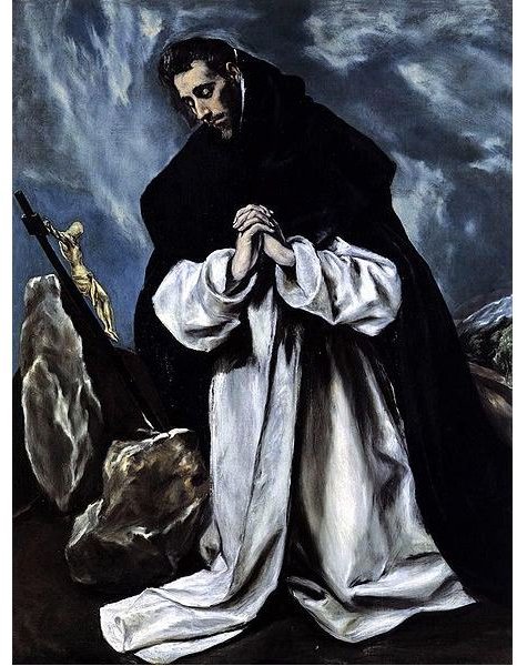 451px-El Greco, St Dominic in Prayer