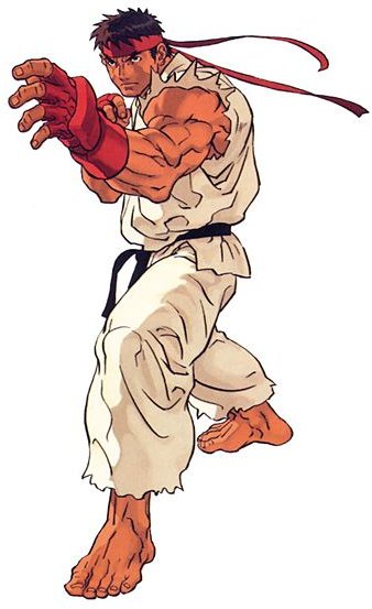 Ryu in Street Fighter III