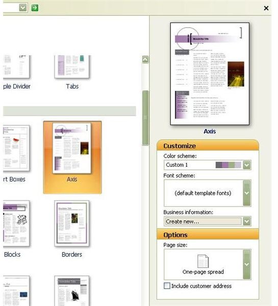 How to Create Publications with Templates in Microsoft Publisher Bright Hub