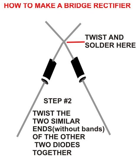 How to Build a Bridge Rectifier, Step Two, Image