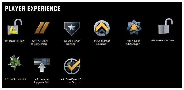 Halo Reach Achievements - Player Experience Achievements