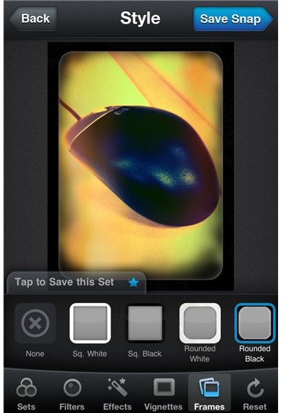 snapbucket android app screen 2