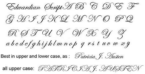 Wedding font