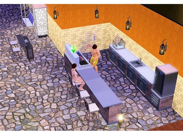 The Sims 3 Outdoor Living cooking