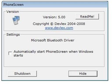 PhoneScreen Dialog Box