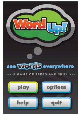 wordup-google-android-main-screen