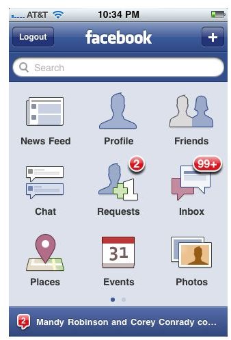 The Facebook 3.2 iPhone App: Adding Facebook Places, Bug Fixes and New Features